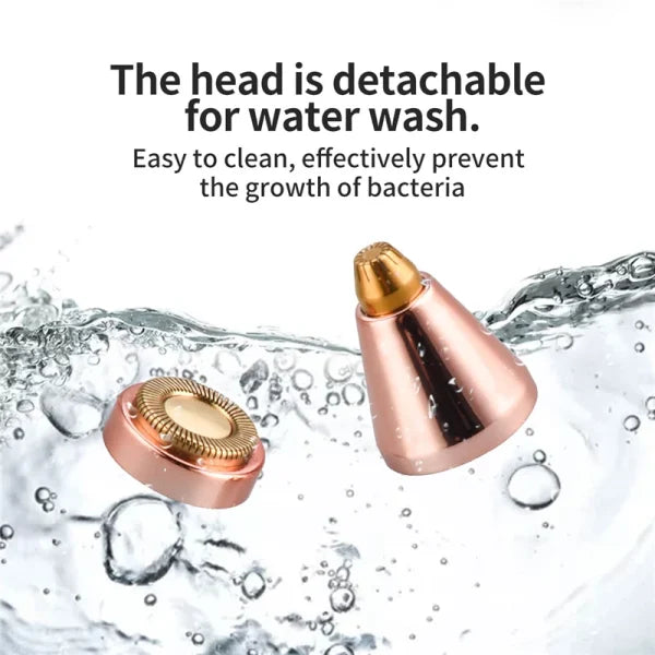 2-in-1 Electric Eyebrow Trimmer & Facial Hair Remover - awanix.pk