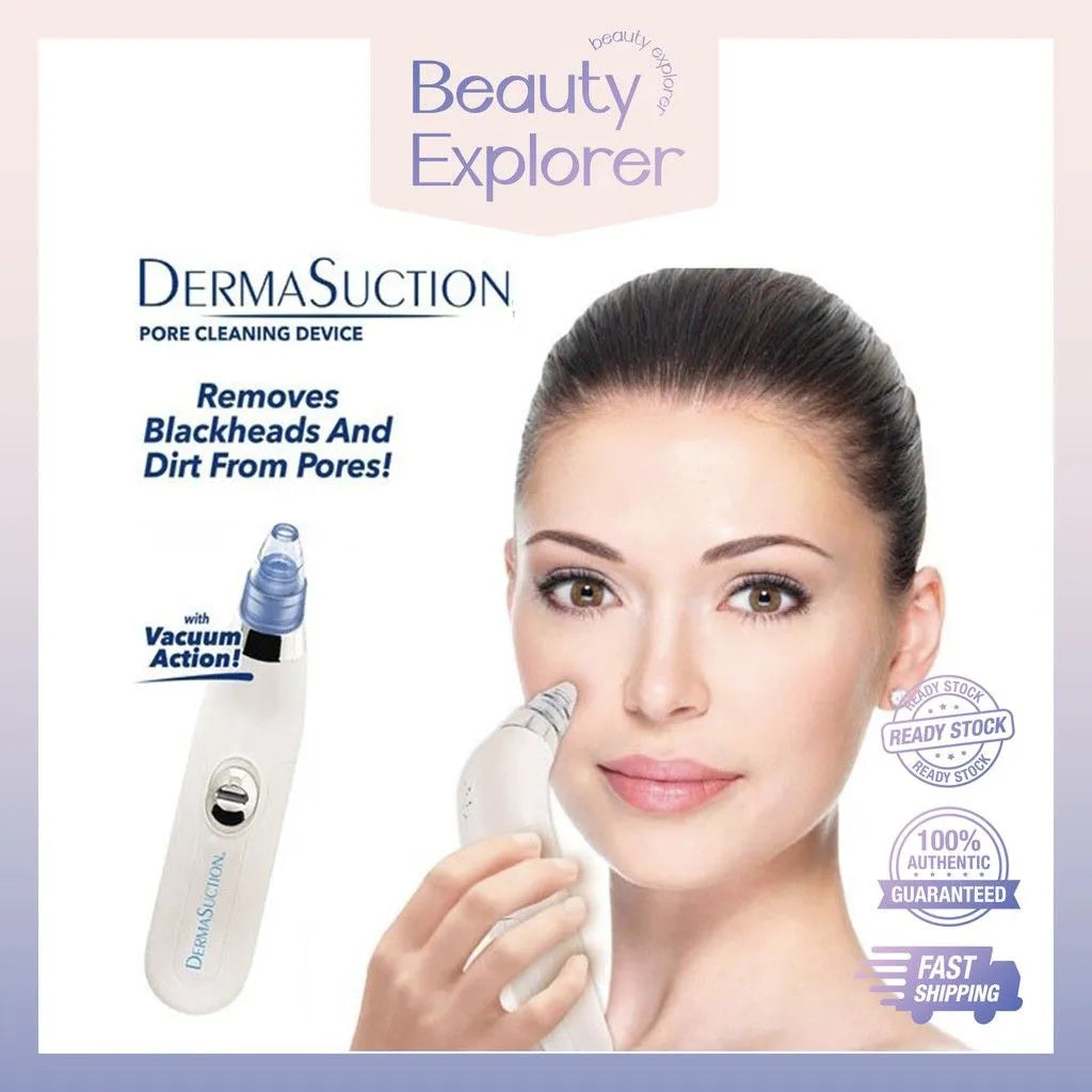 Derma suction pore cleaning device with vacuum technology for blackhead removal.