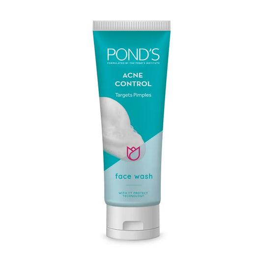 Ponds Anti Acne Solution Face Wash tube, 100 grams, for clearer skin.