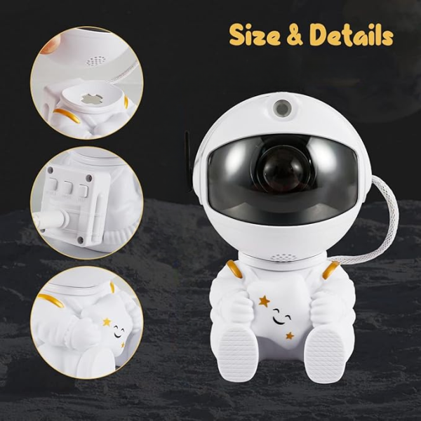 Astronaut Galaxy Projector Lamp | Led Night Light Decoration For Bedrooms – Electric - awanix.pk