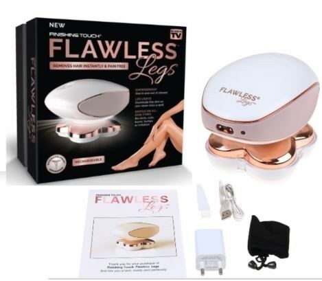 Flawless Women’s Hair Removal Body Hair Shaver Electric Hair Remover Hair Epilator Usb Rechargeable - awanix.pk