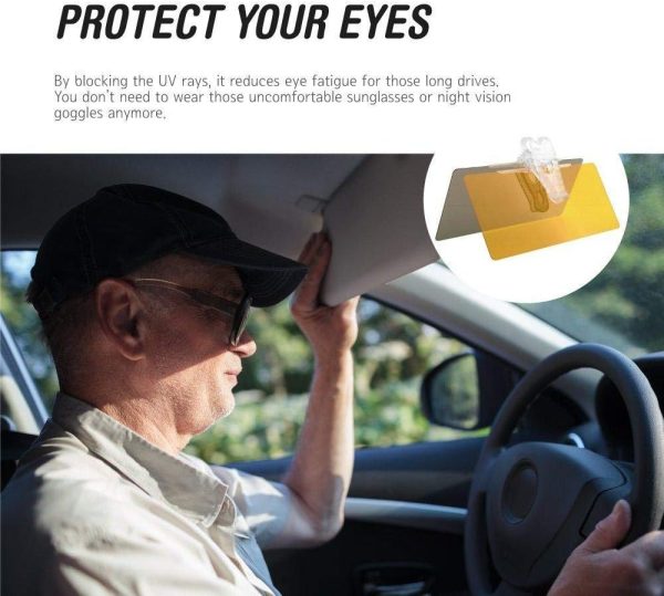 Hd Sun Visor For Foggy Weather – The Day & Night Visor For Your Car - awanix.pk