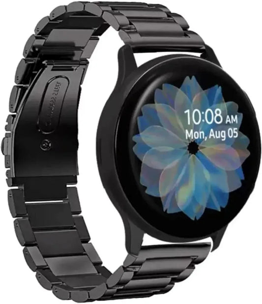 Samsung Galaxy Watch Active 2 Luxury Edition – Premium Smartwatch with Rolex-Style Chain Strap, Samsung Logo, Metal Band, Fitness Tracking & Heart Rate Monitor – For Men & Women