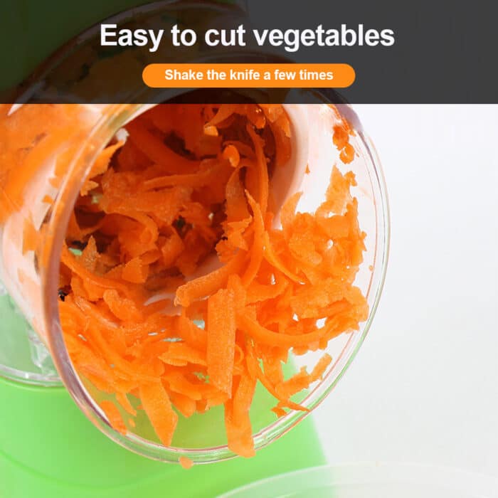 Manual Vegetable Cutter Slicer ,Drum Cutter,Multifunctional Round Slicer Gadget - awanix.pk