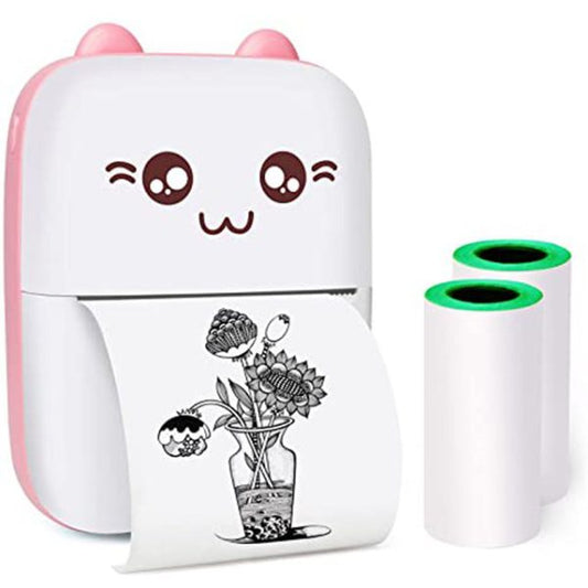 Mini Portable Pocket Thermal Printer (random Color) - awanix.pk