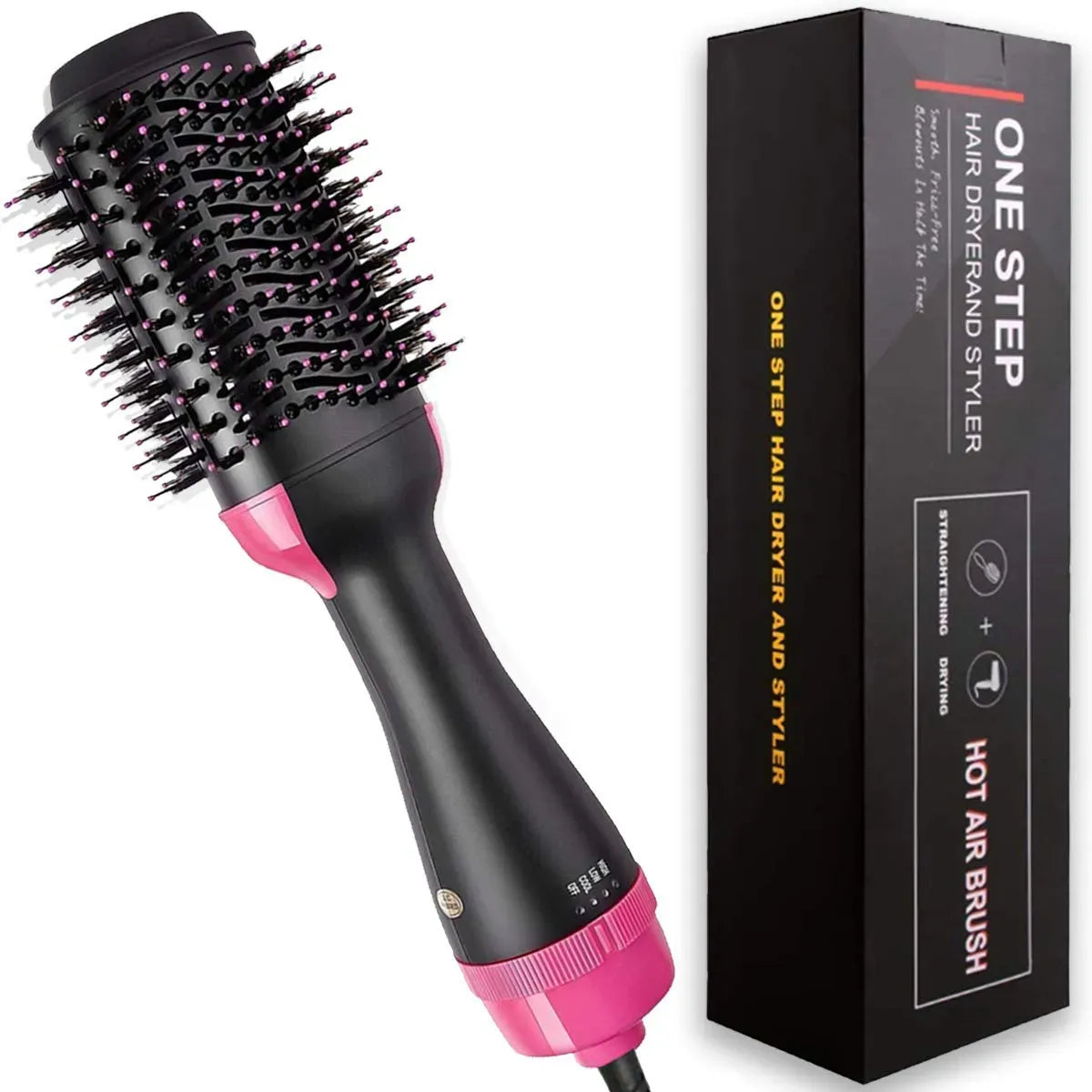 3 In 1 One Step Hot Air Brush (dryer + Styler) - awanix.pk