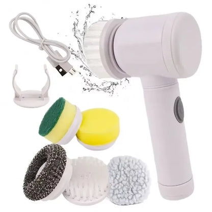 Magic Brush Wireless Battery Cleaning Brush Bathtub Tile Professional Cleaning Brush Rechargeable - awanix.pk