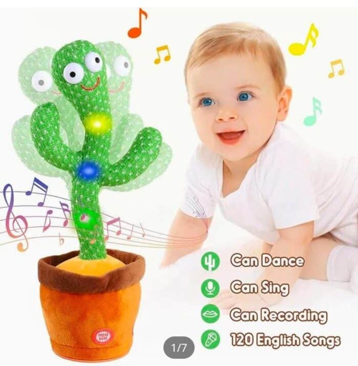 Dancing Cactus Rechargable ( With Android Cable) (without Box) - awanix.pk