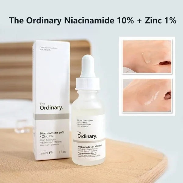 (pack Of 2 ) The Ordinary Niacinamide 10% + Zinc 1 % (30ml ) – With Barcode & Batch Code - awanix.pk