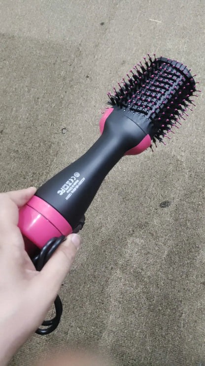 3 In 1 One Step Hot Air Brush (dryer + Styler) - awanix.pk