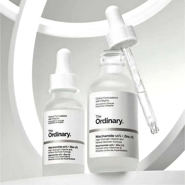 (pack Of 2 ) The Ordinary Niacinamide 10% + Zinc 1 % (30ml ) – With Barcode & Batch Code - awanix.pk