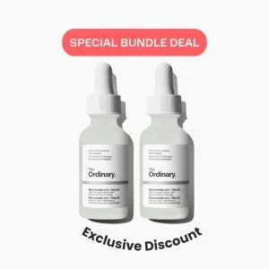 (pack Of 2 ) The Ordinary Niacinamide 10% + Zinc 1 % (30ml ) – With Barcode & Batch Code - awanix.pk