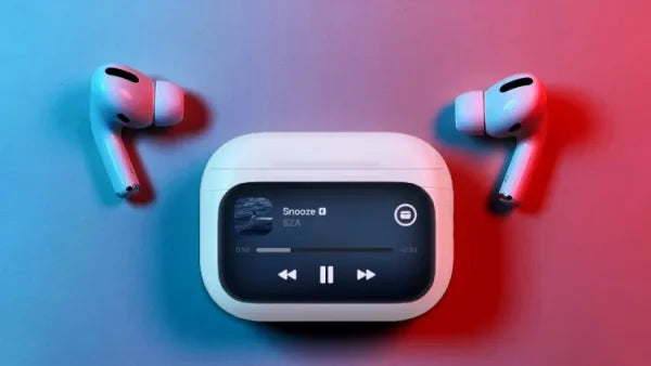 Slide 0 Slide 1 Slide 2 Slide 3 Slide 4 Slide 5 Airpods Pro With Digital Display – Anc And Transparency- Touch Volume Control – Digital Screen – Smooth Display Earphone - awanix.pk