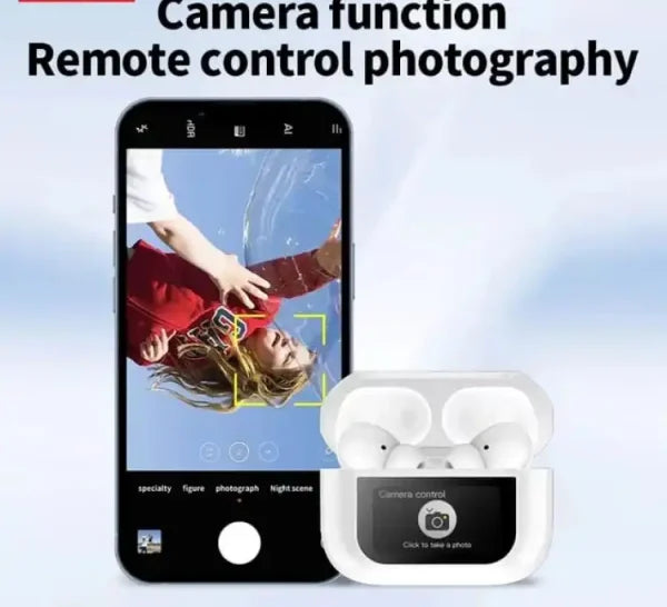 Slide 0 Slide 1 Slide 2 Slide 3 Slide 4 Slide 5 Airpods Pro With Digital Display – Anc And Transparency- Touch Volume Control – Digital Screen – Smooth Display Earphone - awanix.pk