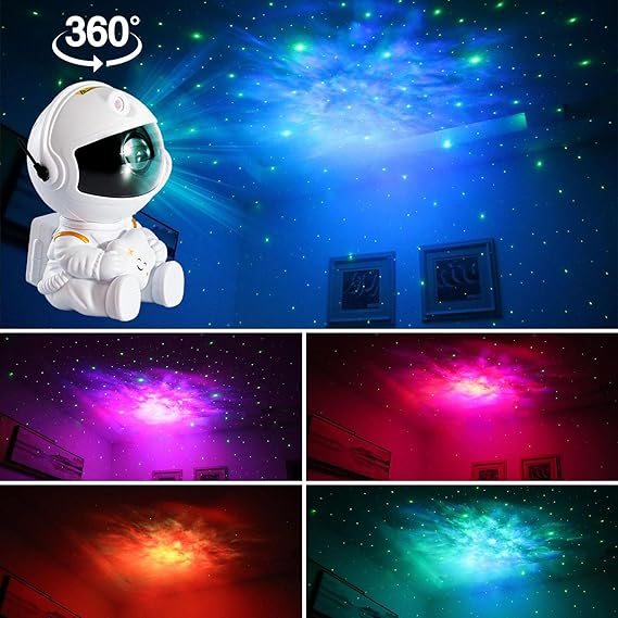 Astronaut Galaxy Projector Lamp | Led Night Light Decoration For Bedrooms – Electric - awanix.pk