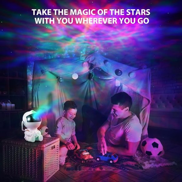 Astronaut Galaxy Projector Lamp | Led Night Light Decoration For Bedrooms – Electric - awanix.pk