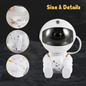 Astronaut Galaxy Projector Lamp | Led Night Light Decoration For Bedrooms – Electric - awanix.pk