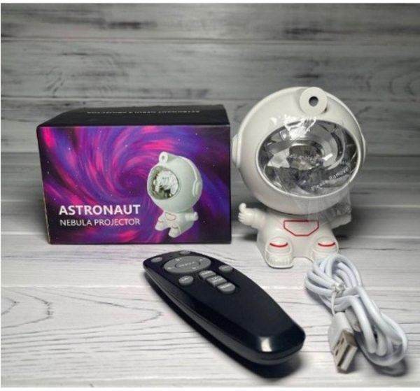 Astronaut Star Projector, Kids Night Light, Nebula Projector Light. Galaxy Bedroom Projector, - awanix.pk