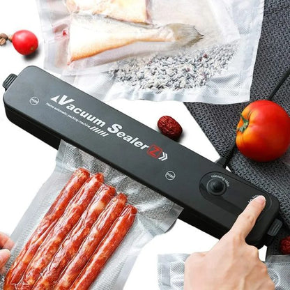 Automatic Vacuum Sealer Food Packing Machine | Electric Vacuum Sealer Machine - awanix.pk