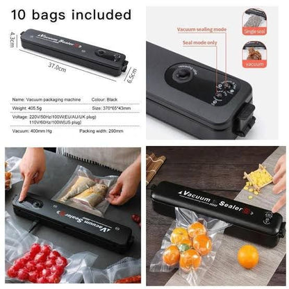 Automatic Vacuum Sealer Food Packing Machine | Electric Vacuum Sealer Machine - awanix.pk
