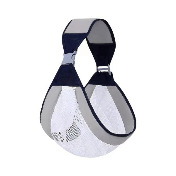 Baby Carrier, Ergonomic Baby Strap One Shoulder Labor-saving Polyester Baby Half Wrapped Sling (random Color) - awanix.pk