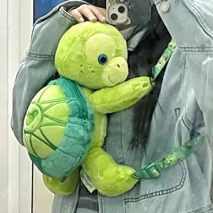 Baby Sea Tortoise Turtle Stuffed Animal Super Soft Cute Plush Children’s Doll Kindergarten Backpack | Bag For Kids – 30cm - awanix.pk