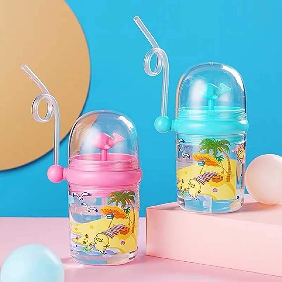 Baby Water Bottle Cartoon Whale Children Cup - awanix.pk
