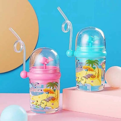Baby Water Bottle Cartoon Whale Children Cup - awanix.pk
