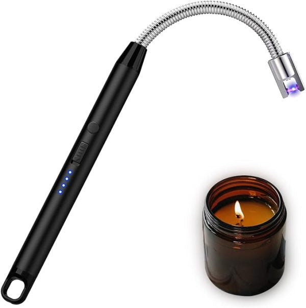 Arc Lighter Gas Stove Lpg Stove With Hanging Hook Portable Micro Usb Charger Home Use Outdoor Camping Tools (random Color) - awanix.pk