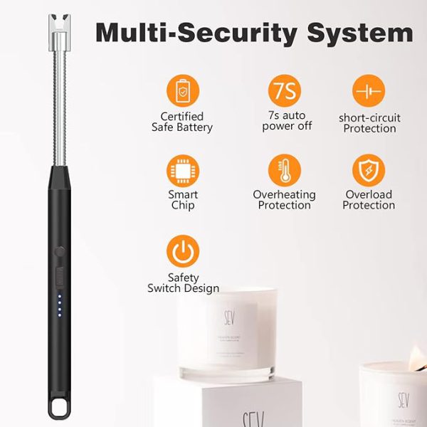 Arc Lighter Gas Stove Lpg Stove With Hanging Hook Portable Micro Usb Charger Home Use Outdoor Camping Tools (random Color) - awanix.pk