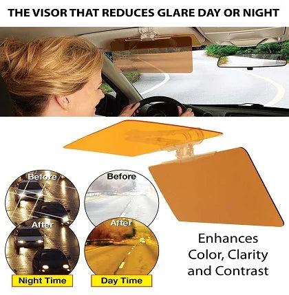Hd Sun Visor For Foggy Weather – The Day & Night Visor For Your Car - awanix.pk
