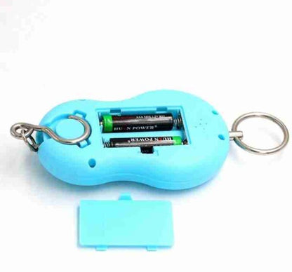 Imported Portable Electronic Digital Hand Hanging Hook Scale | Luggage Bag, Kitchen, Fishing Pocket Scale (random Color) - awanix.pk