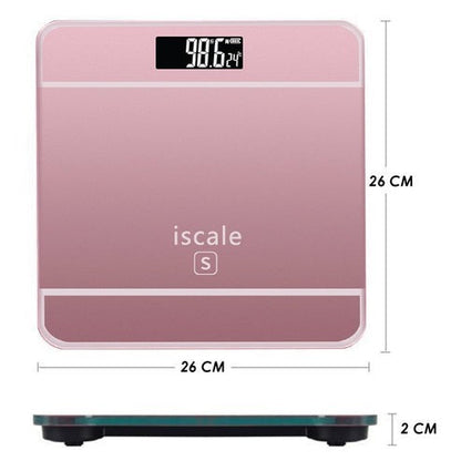 Iscale Electronic Bathroom Scale | Calculate Your Weight Now At Home (random Color) - awanix.pk