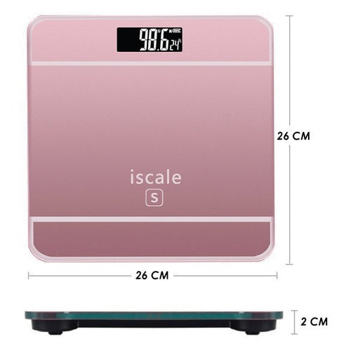 Iscale Electronic Bathroom Scale | Calculate Your Weight Now At Home (random Color) - awanix.pk