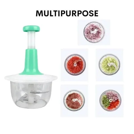 2 Liter Hand Operated Chopper for Meat Vegetables Manual Chopper Machine