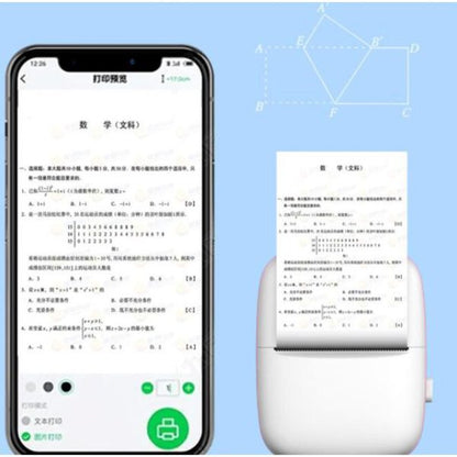 Mini Portable Pocket Thermal Printer (random Color) - awanix.pk