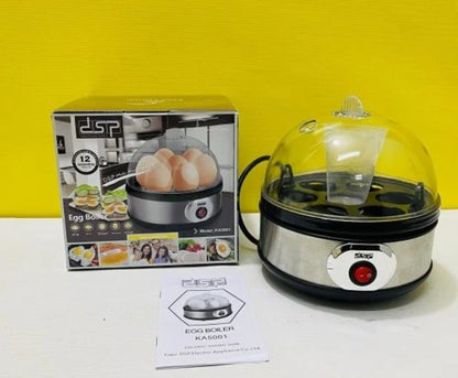 New Electric Egg Boiler Machine Egg Cooker For Boiled Poached Eggs 350 W - awanix.pk