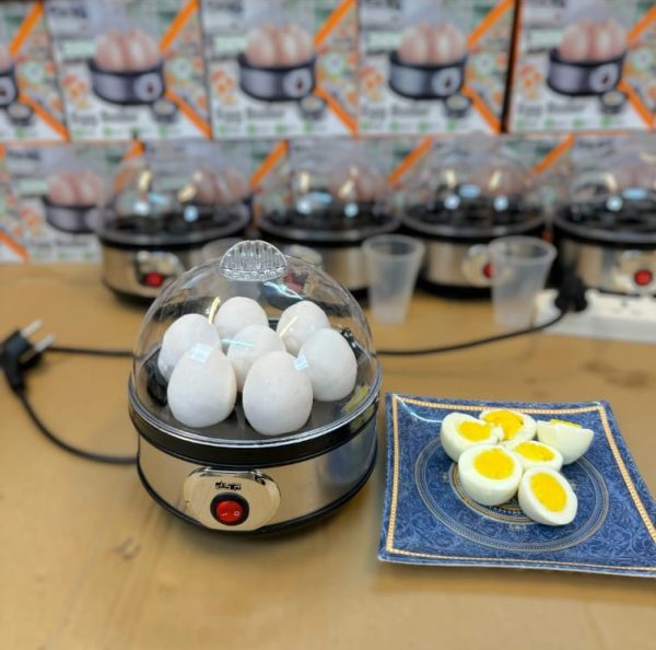 New Electric Egg Boiler Machine Egg Cooker For Boiled Poached Eggs 350 W - awanix.pk