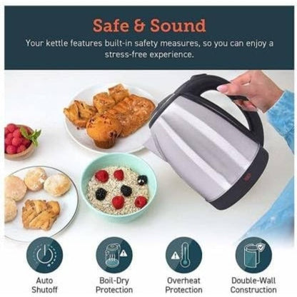 Premium Quality Electric Kettle 2.0 Liter - awanix.pk